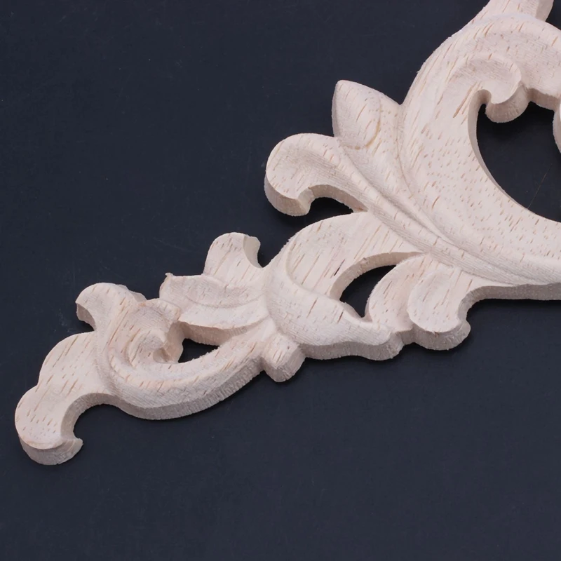 2X20X20 см резная угловая шкафчик с аппликацией из резинового дерева и дуба