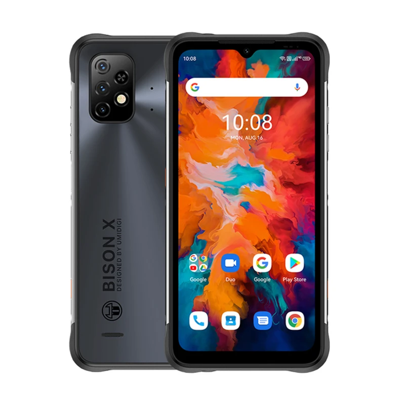 Global UMIDIGI BISON X10 / X10 PRO Android IP68 Rugged Smartphone IP68 IP69K 4GB 64GB NFC 20MP Triple Camera 6150mAh Cellphone