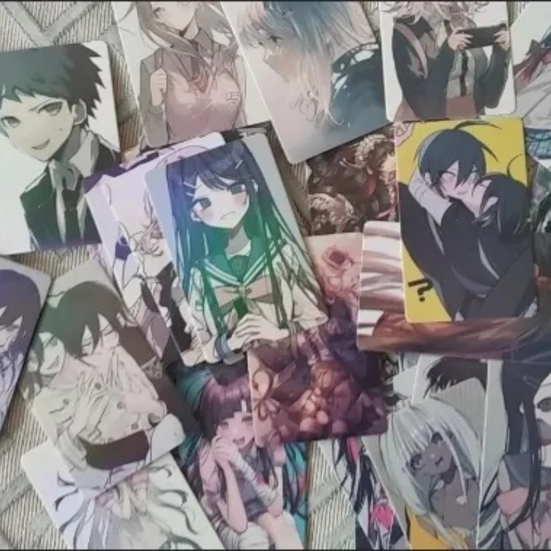 Фото Набор из 55 коллекционных карточек по аниме Danganronpa: Монокума, Нагито Комаэда. Подарок на день рождения. №5