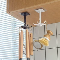 kitchen hook multi purpose hooks 360 degrees rotated rotatable rack for organizer and storage spoon hanger for kitchen gadgets