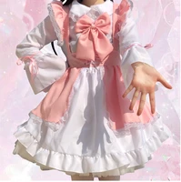 mandylandy japanese lolita costume womens short maid dress cosplay maid maid ware lovely maid animation show japanese outfit