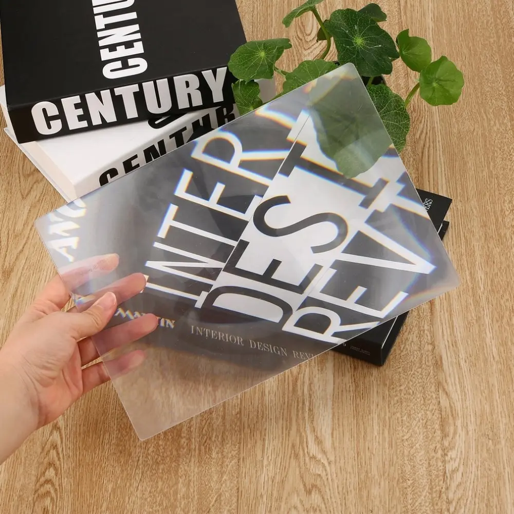 

Увеличительное стекло для чтения А4, увеличительное стекло для чтения, стекло для чтения с полным покрытием, линза с 3 простынями, увеличител...