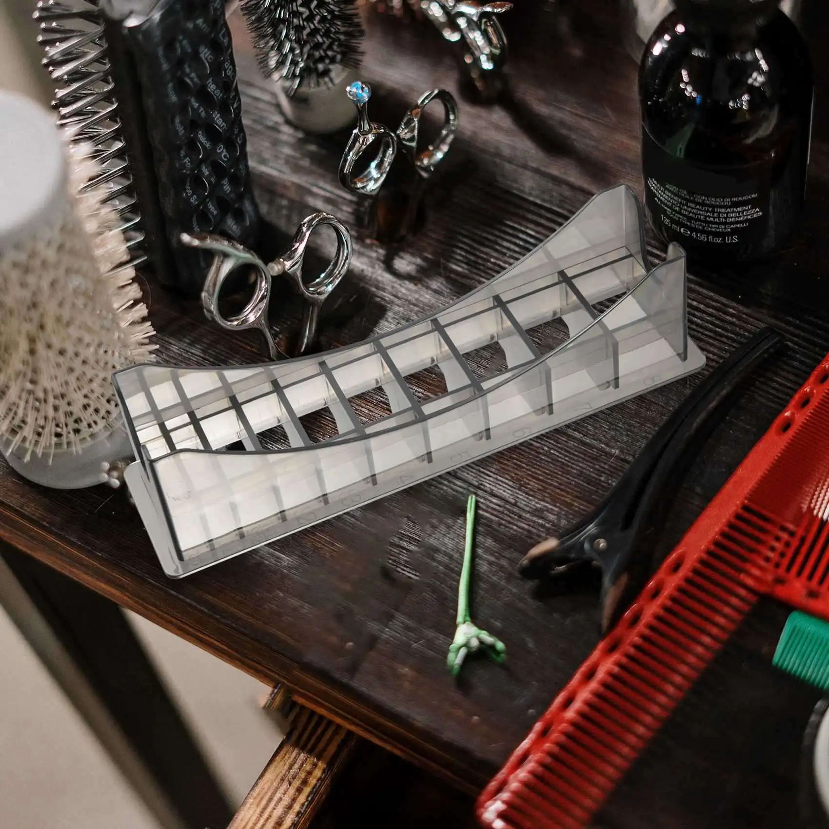 Контейнер для хранения волос направляющая Расческа машинки стрижки