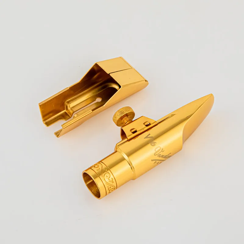 High Quality Professional Tenor Soprano Alto Saxophone Metal Mouthpiece Gold Plating Sax Mouth Pieces Accessories Size 5 6 7 8 images - 6
