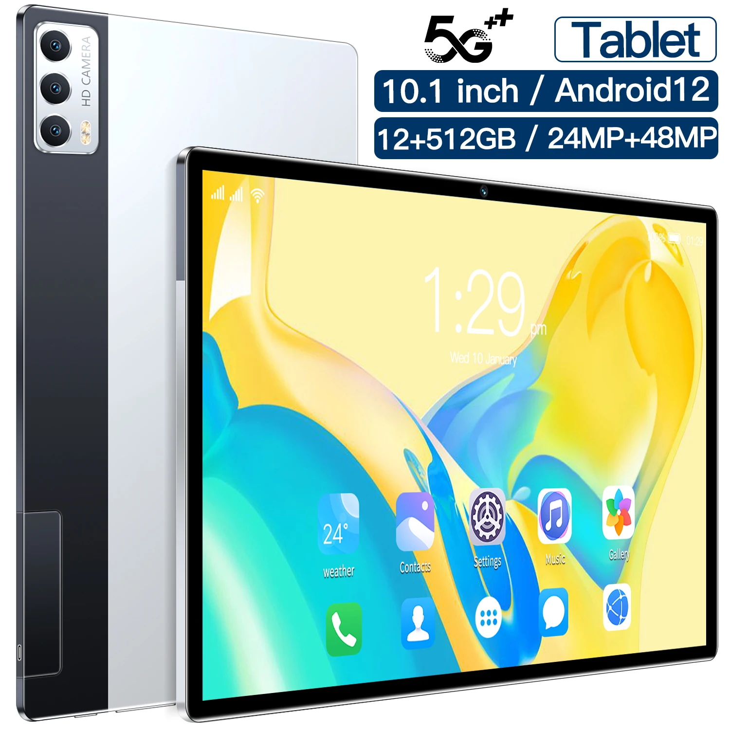 

Глобальная прошивка P11 plus Pad Plus Восьмиядерный процессор Snapdragon 750G OTA 12 ГБ 512 ГБ 10,1 дюймов экран 2K Android wifi LTE