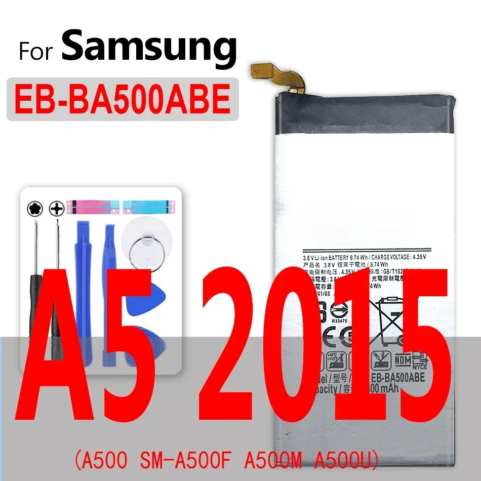 Аккумулятор для Samsung Galaxy A3 A5 A6 A7 A8 A9 Star 2015 2016 2017 2018/Note 1 2 3 4 5 7 8 9 10 Plus Lite Edge SM A510F A310F
