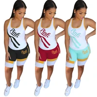casual skinny biker home 2 piece sets womens suit for fitness tracksuits with shorts and top blouse outfits sweatsuit