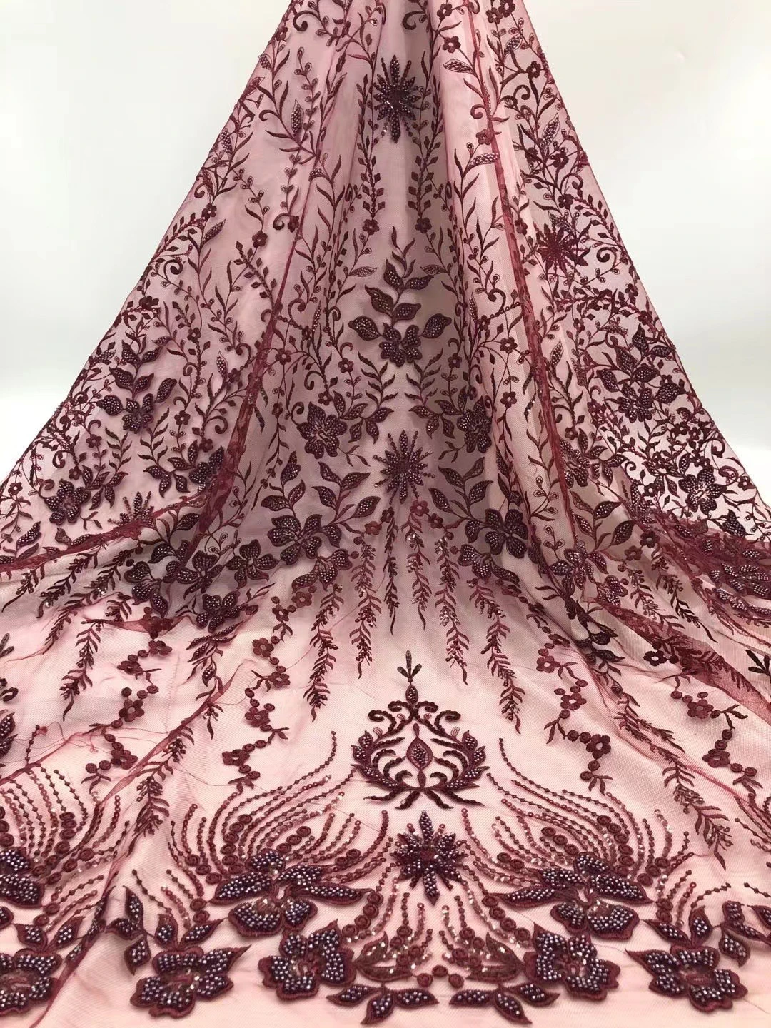 

Африканские бусины ручной работы, блестки, кружевная ткань, французское кружево, кружевная ткань, свадебное платье, женское платье