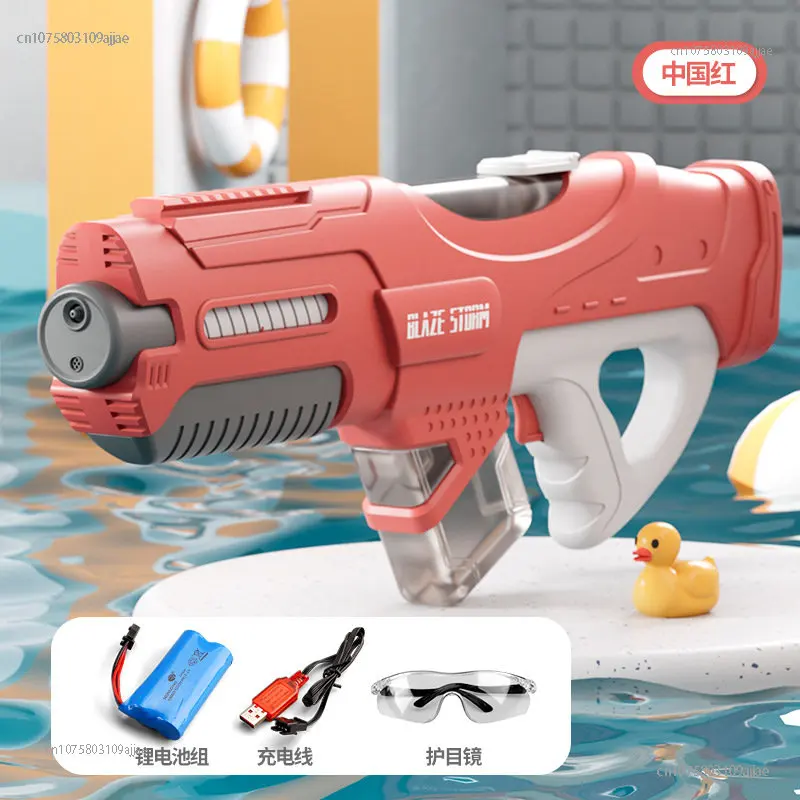 

2023 New Full-body Waterproof Automatic Burst Water Gun High-pressure Large-capacity Water Gun Children's Water Fight Toys