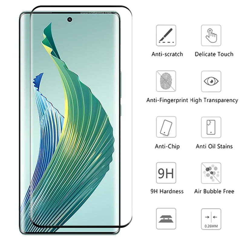 2 шт. 9D защитный чехол с полным покрытием для Honor Magic5 Lite Magic 5Lite 5 легких защитных