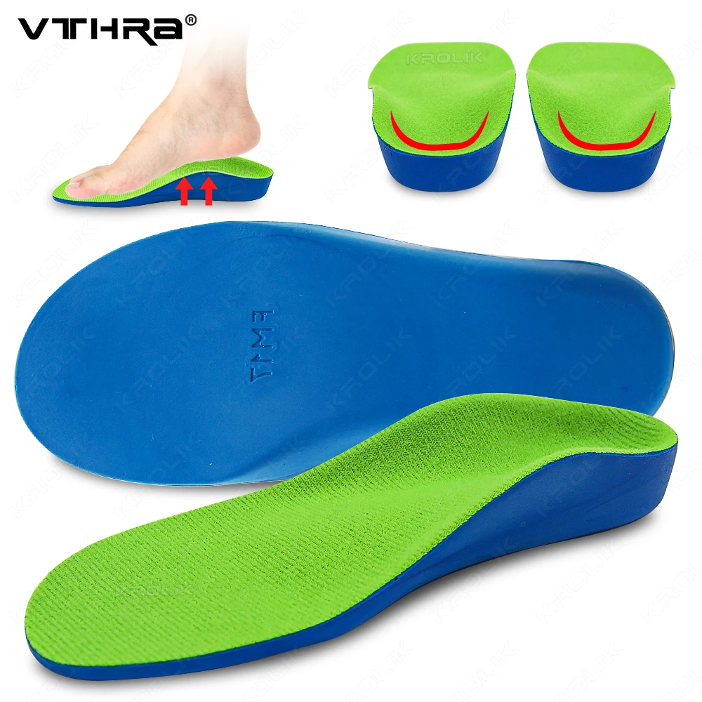 3D Children's Orthopedic Insoles for Shoes Flat Feet Arch Support Insoles for XO-Legs Child Orthotics Insoles Foot Care Inserts