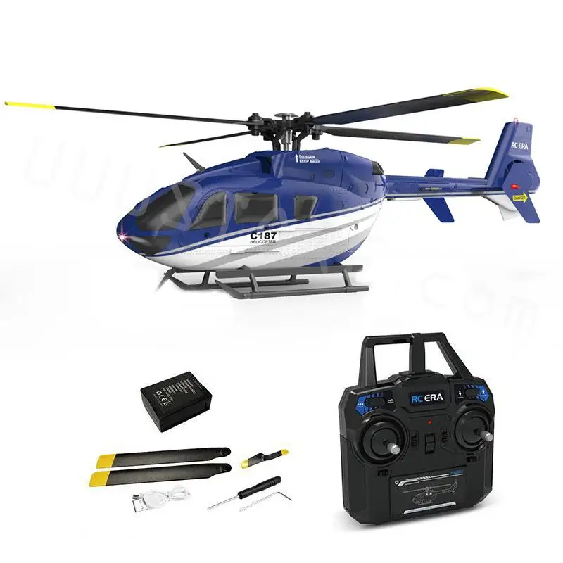 

RC EAR C187 2,4G 4CH 6-осевой гироскоп, удерживание высоты, безвоздушный вертолет EC135, Радиоуправляемый вертолет RTF для детей, уличная игрушка