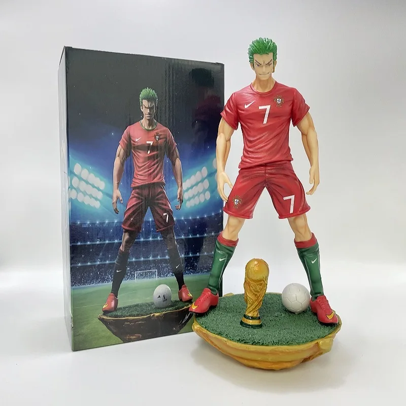 Аниме мультфильм один кусок футбол Gk Sanji Cos Месси Зоро C Роналдо Луффи Неймар