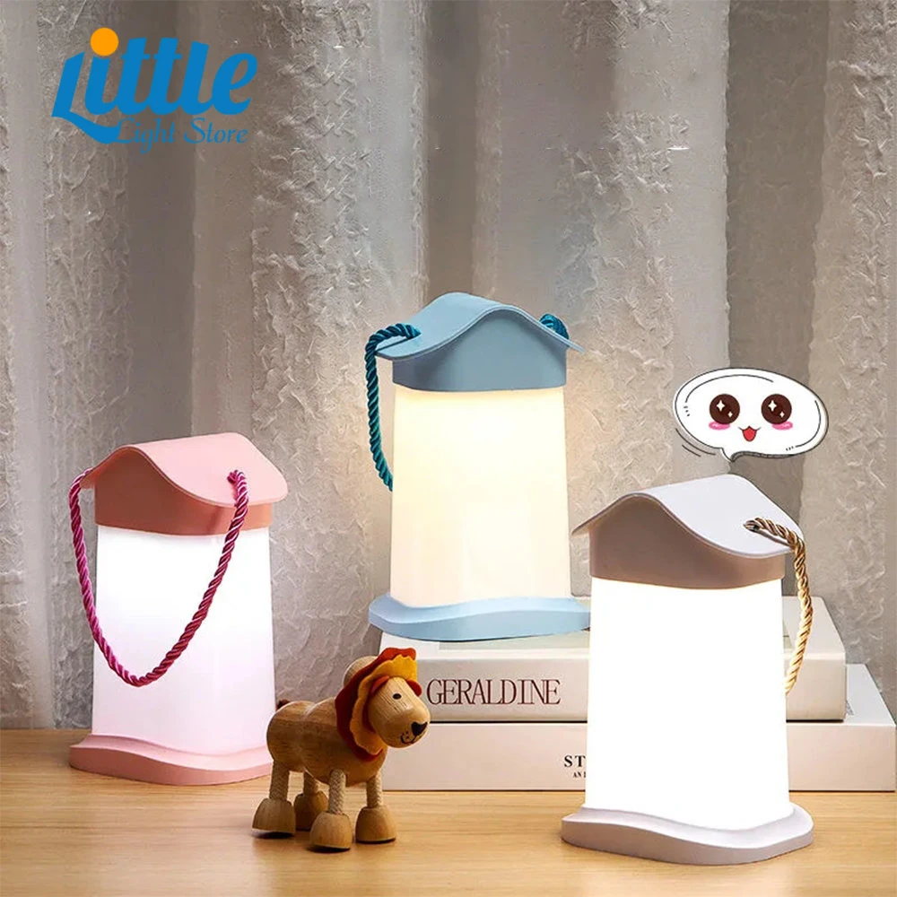 

Touch Dimmable Indoor Bedside Cute Animal Human Induction Lamp for Kids Bedroom USB Rechargeable LED Wall Lights