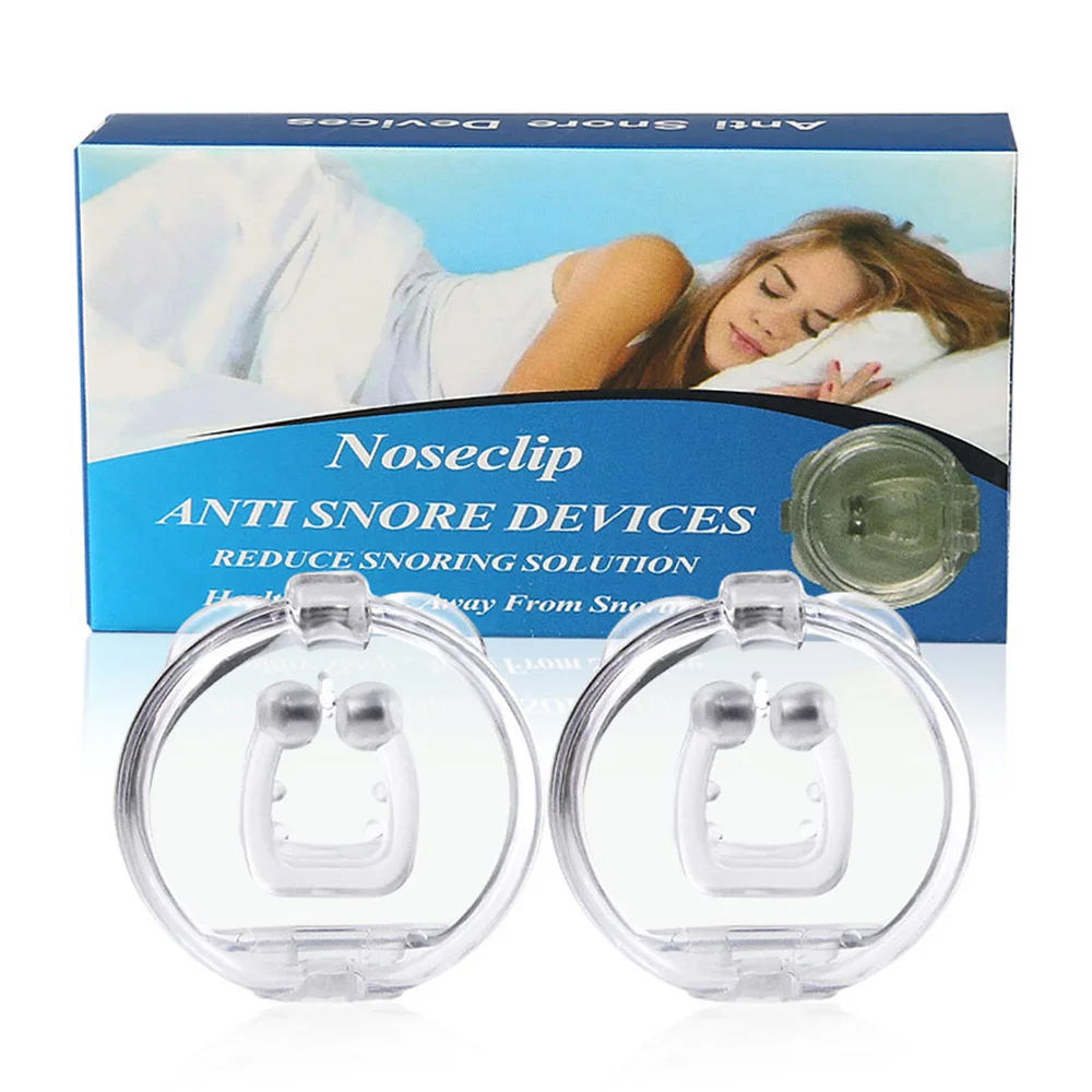 

Sleeping Silicone Anti Snoring Noise Clip Magnet Noise Reduction Breathe Magnetic Clip Stopper Aid Sleep Device Healthy Care