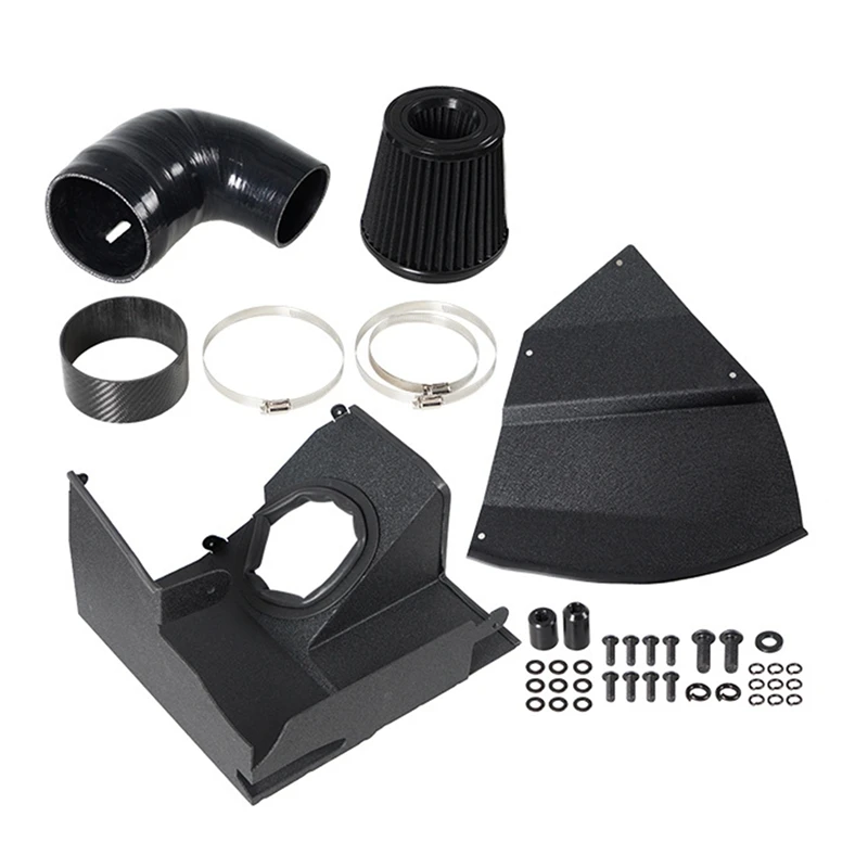 

Aluminium Tube Intake Pipe Kit Car Air Intake Duct Tube Cold Air Filter System Engine Parts For-BMW G20 G21 320I 330I