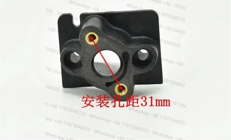 Фото Изолятор карбюратора OM36 для EFCO OLEO MAC SPARTA 36 37 38 43 44 EF3600 3700 4300, резиновый прокладочный адаптер, фланец, впускной коллектор №4