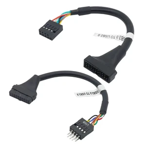 E56B USB3.0 20Pin Female to USB2.0 9Pin Male Motherboard Adapter Converter Cable