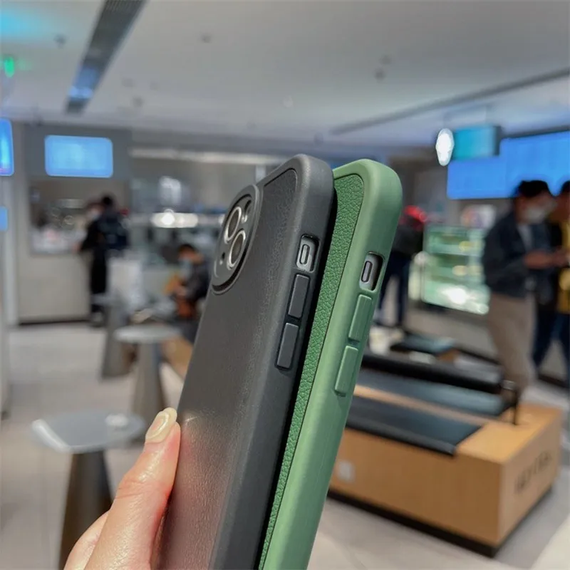 Luxury Sports Car Mini Phone Case 2023 For IPhone 14 11 12 13 Lambskin Silicone Pro Max Mini X XR XS 7 8 Plus Couple