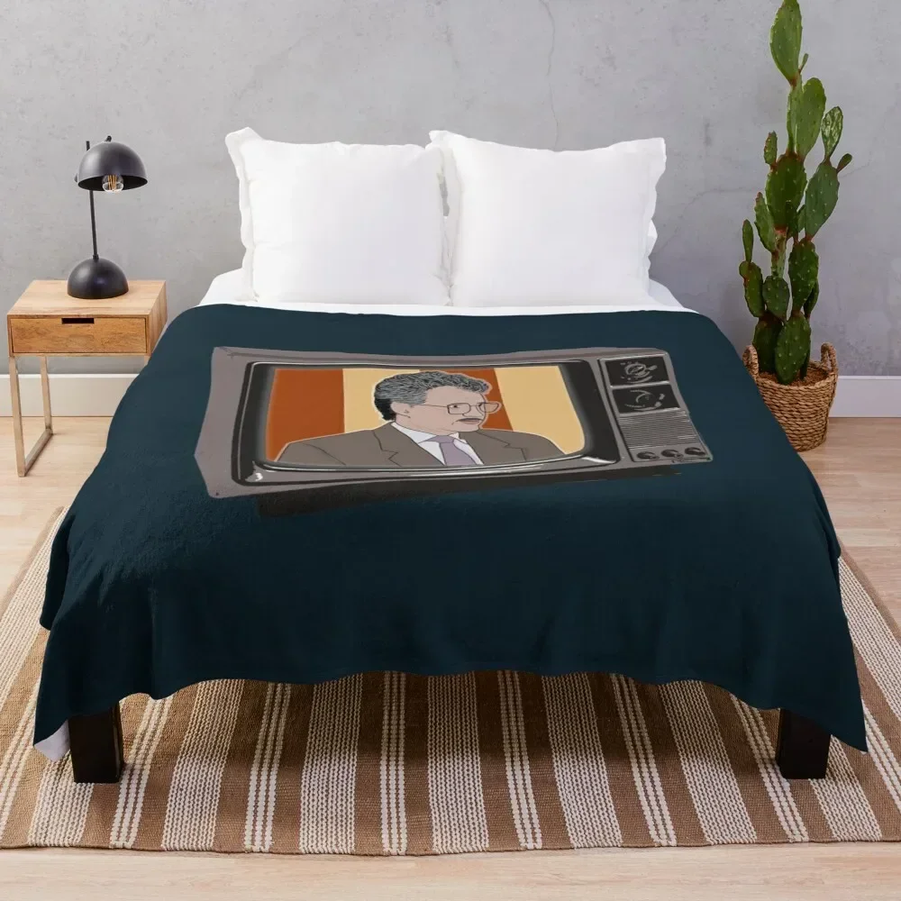 Герои Quiz Шоу Винтаж Alex Trebek 80s Jeopardy Плед Кровать Модные фланелевые одеяла для