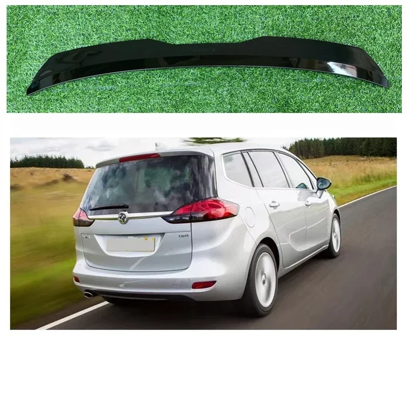 Фото Задний спойлер на крышу для Opel Vauxhall Zafira 2012-2018, глянцевый черный, из АБС-пластика, для хэтчбеков, на задний багажник №1