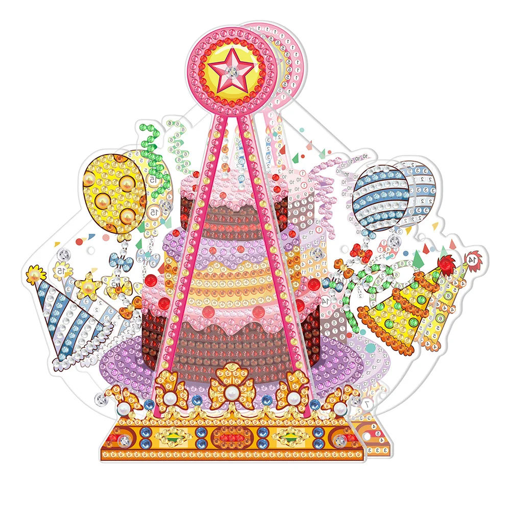 DIY Diamond Embroidery Pirate Ship Home Desktop Kits 5D Handmade Children Sticker Xmas Gift | Дом и сад