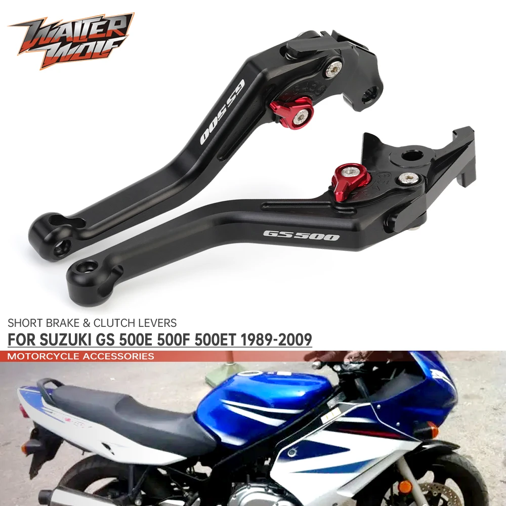 

GS500 Short Brake Clutch Levers For SUZUKI GS 500 E/F/ET GS500E GS500F GS500ET Motorcycle Accessories Adjustable Handles LOGO