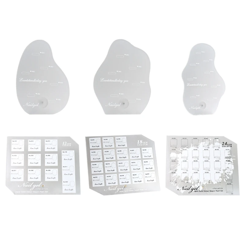 

Акриловый держатель для демонстрации дизайна ногтей, полка для демонстрации дизайна ногтей