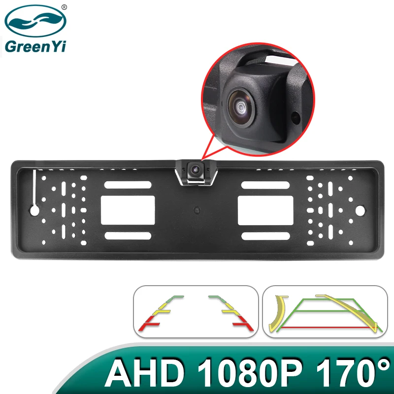 Камера заднего вида GreenYi, 170 °, 1080P, HD, AHD | AliExpress