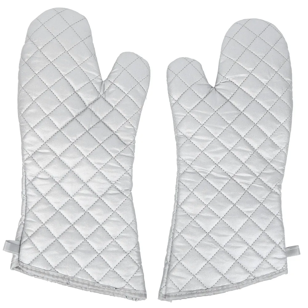 

1 Pair Heat Resistant Glove Microwave Oven Mitts Non‑slip Baking Cooking Kitchen Supply