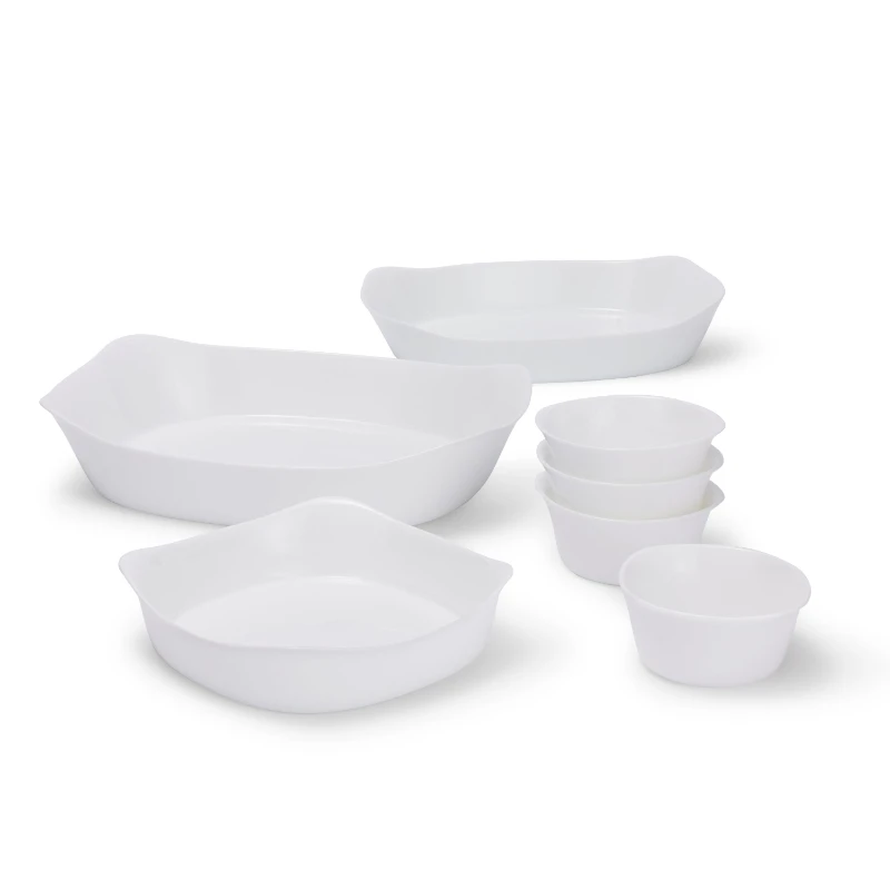 

Glass Baking Set for Oven, DuraLite 7 Piece Set without Lids