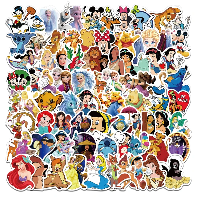 Alice In Wonderland Waterproof Stickers/Decals (70 Pcs) Of American Cartoon  For Laptop Skateboard Snowboard Water Bottle Phone Car Bicycle Luggage  Guitar Computer Ps4(Alice) 