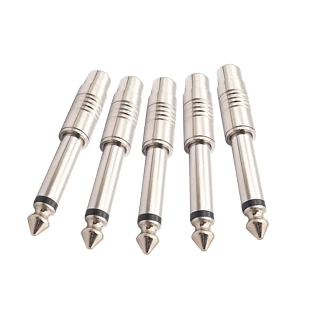 Штекер 6 5 мм папа для RCA мама аудио стерео разъем адаптер цифровые кабели разъемы