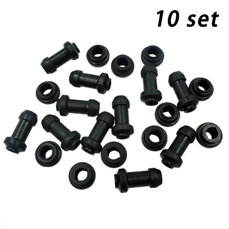 

10 компл., тормозной верхний нижний насос для мотоцикла, скутера, суппорт, амортизатор, рукав, пылезащитные чехлы, дисковые водонепроницаемые резиновые колпачки
