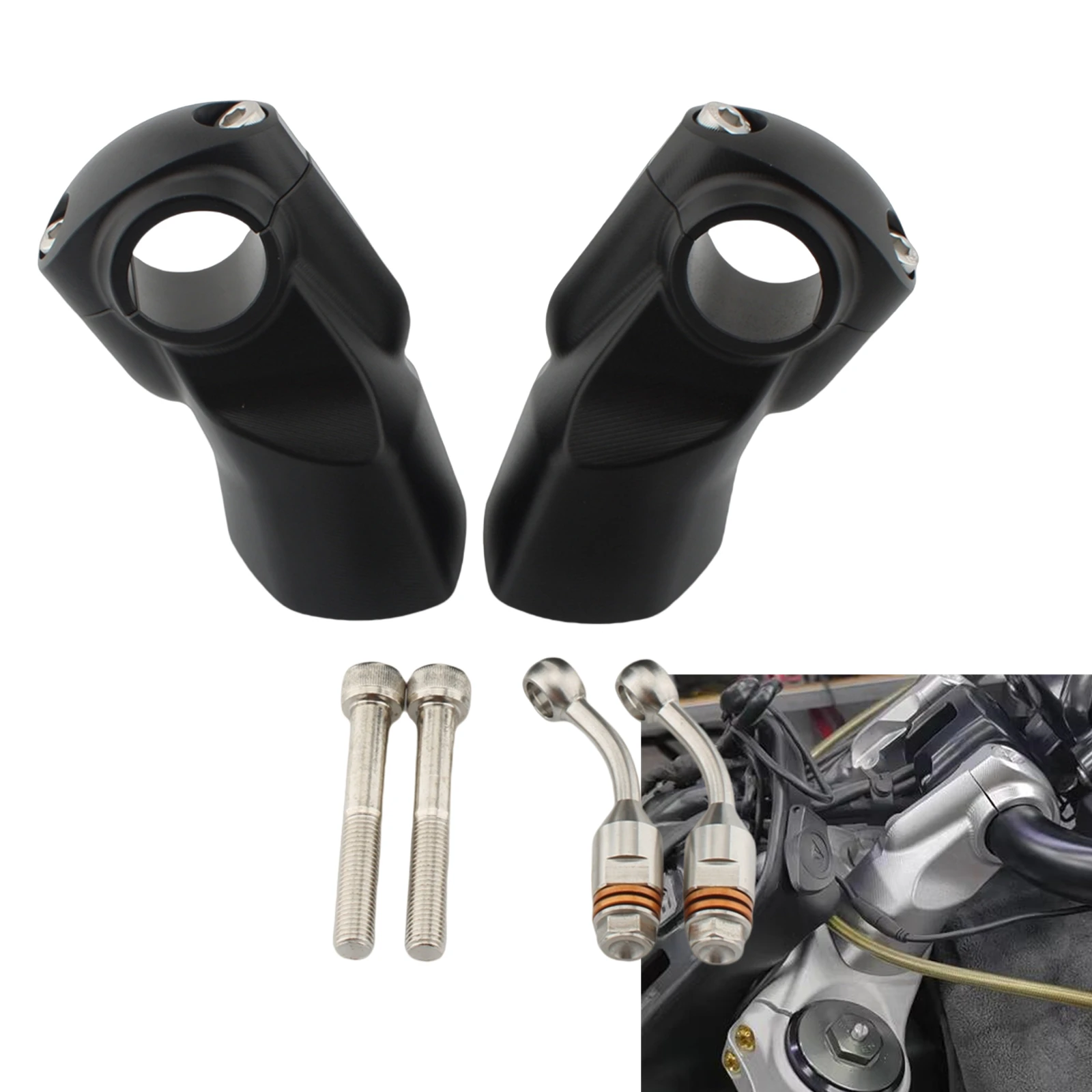 Зажим-переходник для Руля Мотоцикла Для триумфа ROCKET-3GT/R 2019 2020 2021 2022 2023