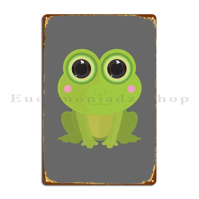 

Frog Metal Sign Garage Wall Decor Pub Cinema Character Tin Sign Poster
