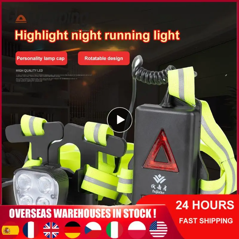 

Перезаряжаемый от USB наружный спортивный 4 светодиода для бега фонарик для ночного велоспорта рыбалки кемпинга альпинизма водонепроницаемый регулируемый безопасный светильник