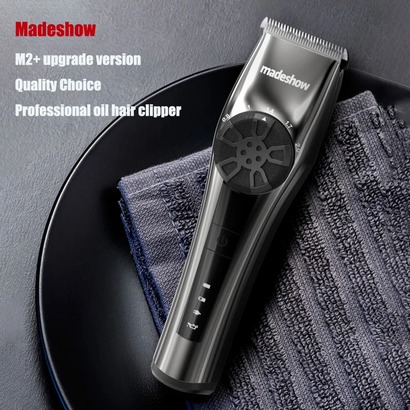 

Hair Clipper For Men,Professional Haircutting Machine,Madeshow M2+,All Metal Body Clip,Cordless Quiet Hair Trimmers for Barbers