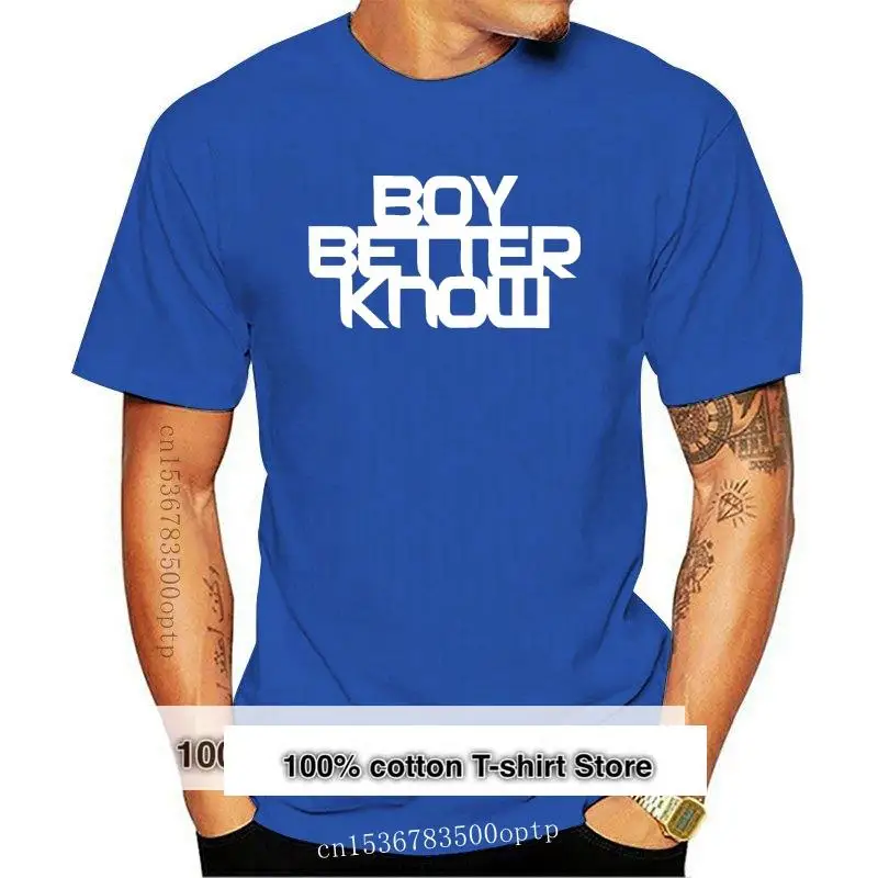 

Fashion T Shirt 100% Cotton Boy Better Know Slogan Top Jme Skepta Hip Hop Grime London