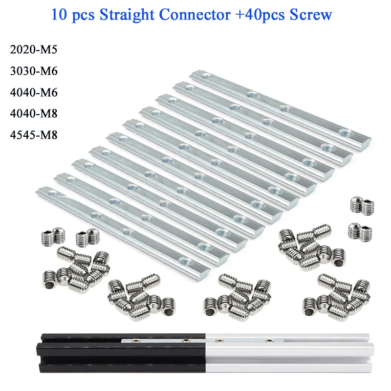 Прямой коннектор, алюминиевый профиль европейского стандарта ...