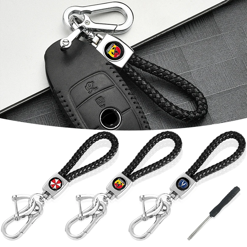 

1pcs Anti-lost Car Keychain Bradied Rope Key Ring for Suzuki Swift Samurai Vitara Jimny 2021 Grand Vitara Ltz 400 Accessories