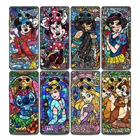 anime mosaic stitch princes phone case for huawei y6 y7 y9 2019 y6p y8s y9a y7a mate 10 20 40 pro lite rs soft silicone case