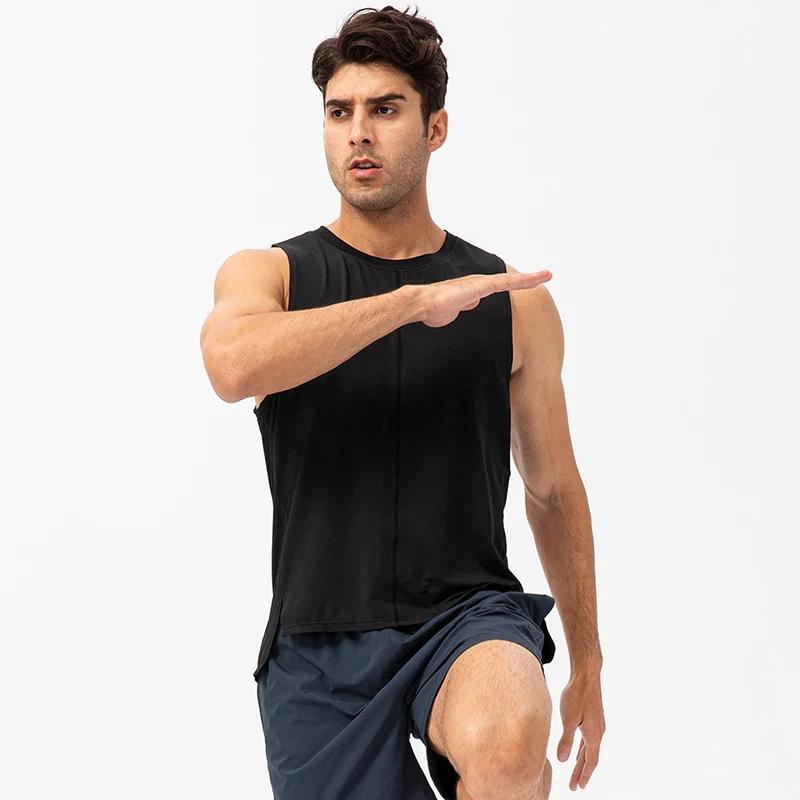 

New Fashion Men's Summer Quick Dry Loose Vest Running Basketball Workout Fitness Gym Vest