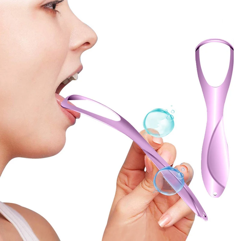 Скребок для языка щетка удаления неприятного дыхания очистка с покрытием из