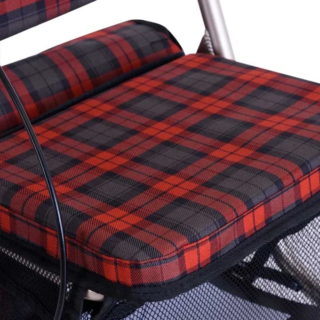 Портативная легкая коляска для покупок алюминиевая Складная регулируемая по