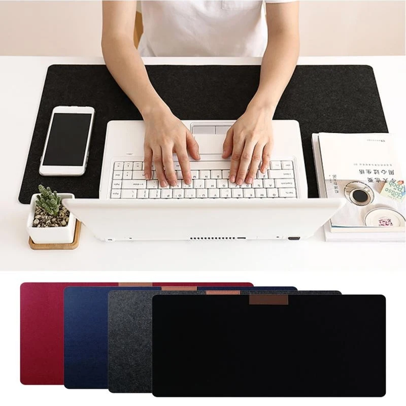 

Desk Anti-static Keyboard Mousepad Non-slip Table Mat Office Pad 600*300mm Desk Mat Mouse Cushion Gamer Laptop Felt Big Computer
