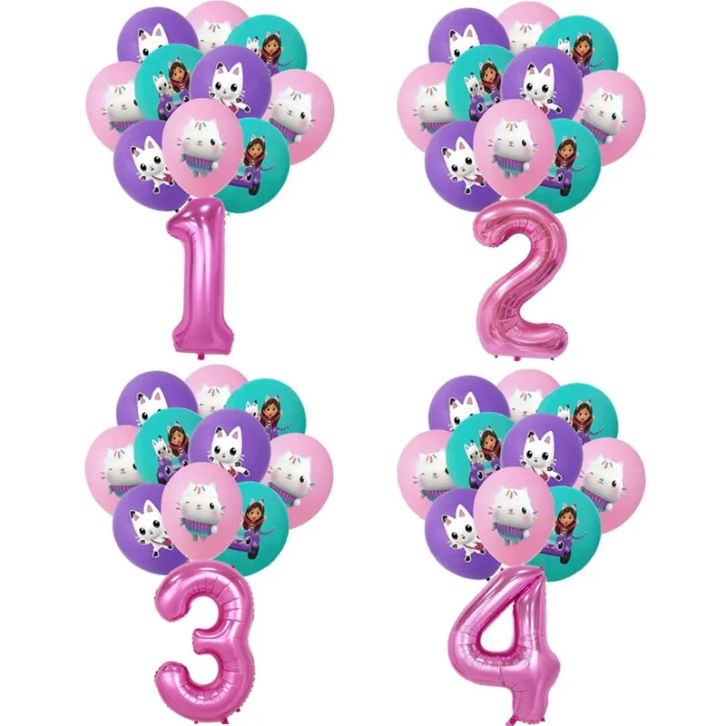 11 шт. латексные шарики в виде кошек для кукольного домика |