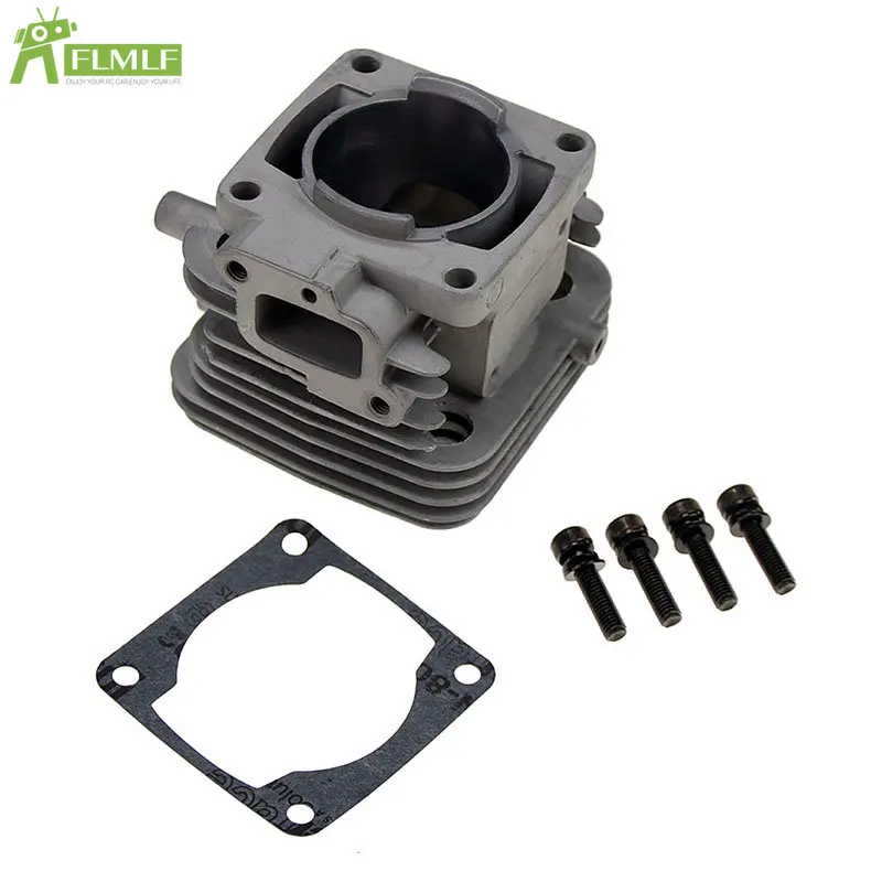 

32cc Two-stroke 4 Bolt Gasoline Engine Cylinder Set for 1/5 HPI ROFUN BAHA ROVAN KM BAJA Losi FG Rcmk GoPed RedCat Rc Car Parts