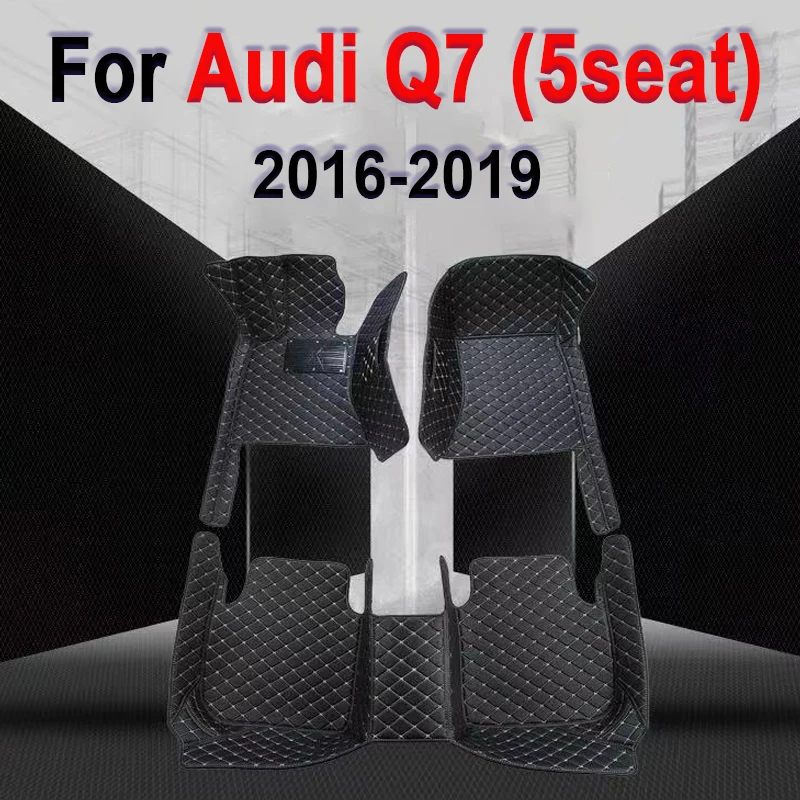 

Custom car floor mats for AUDI Q7 (5seat) 2016 2017 2018 2019 Custom auto foot Pads Car Accessories