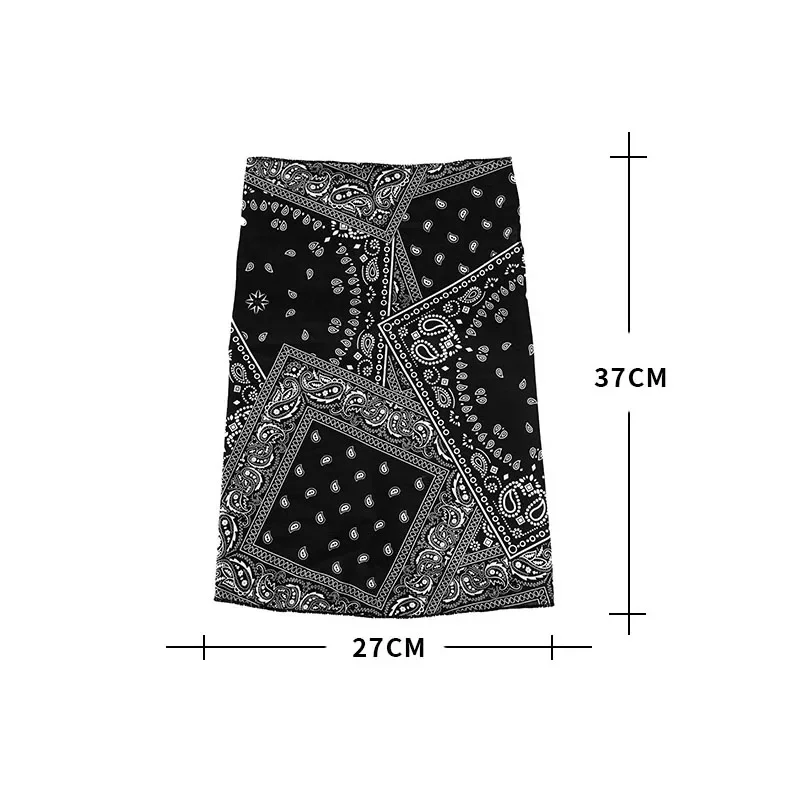 Маска-бандана из ледяного шелка с ушными петлями для мужчин и женщин